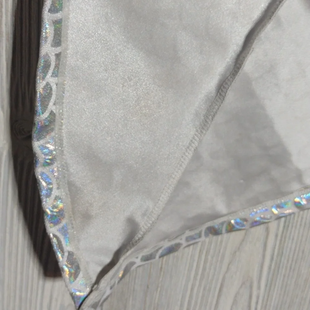 Holographic 🌈 Silver Mermaid Skirt